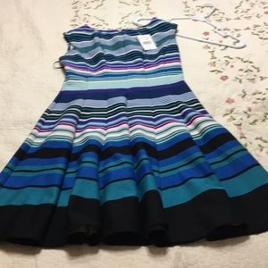 Multi color stripe dress